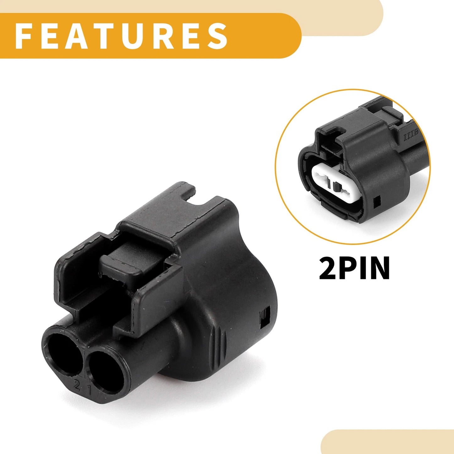 Pin Air Intake Waterproof Connector Plug for Toyota
