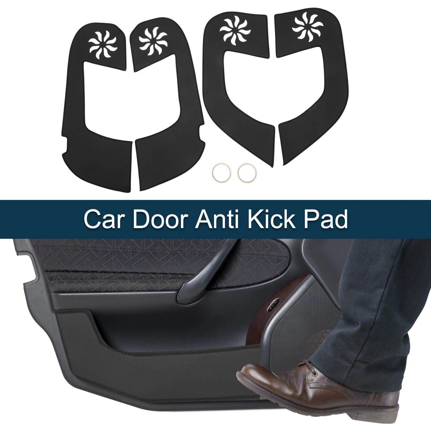 Car Door Anti Kick Pad Sticker Protector for Toyota Highlander (2015)