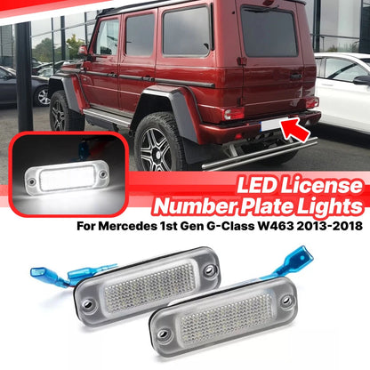 LED License Plate Light Lamp for Mercedes Benz W463 G-Wagon (2012–2024)
