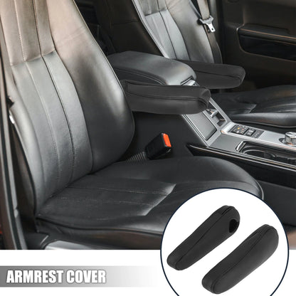 Black Front Seat Armrest Cover for Toyota Sienna (2011-2018)