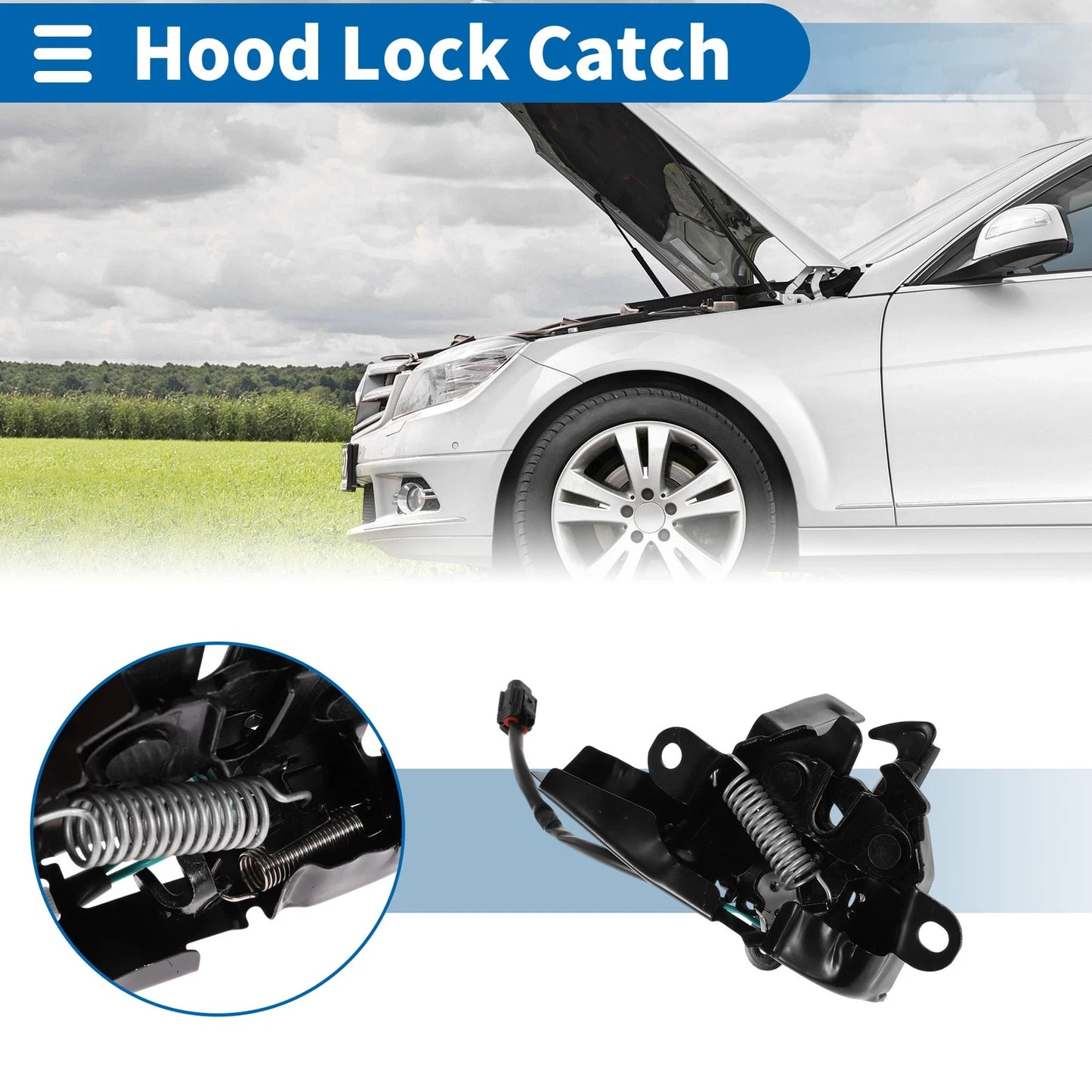 1Pc Hood Latch Assembly for Toyota Venza (2009–2016)