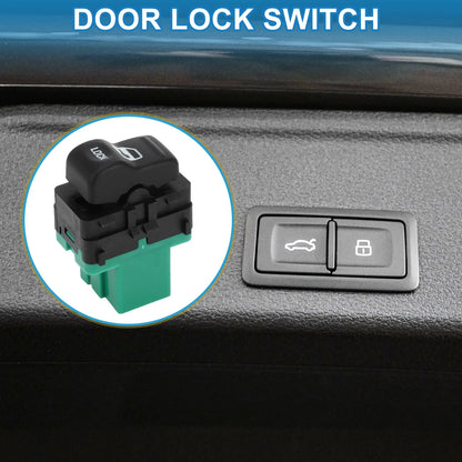 Door Lock Switch for Chevrolet Venture Plastic Metal Black 1 Pc