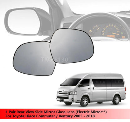 Mirror Glass Lens for Toyota Hiace Commuter (2005-2018)
