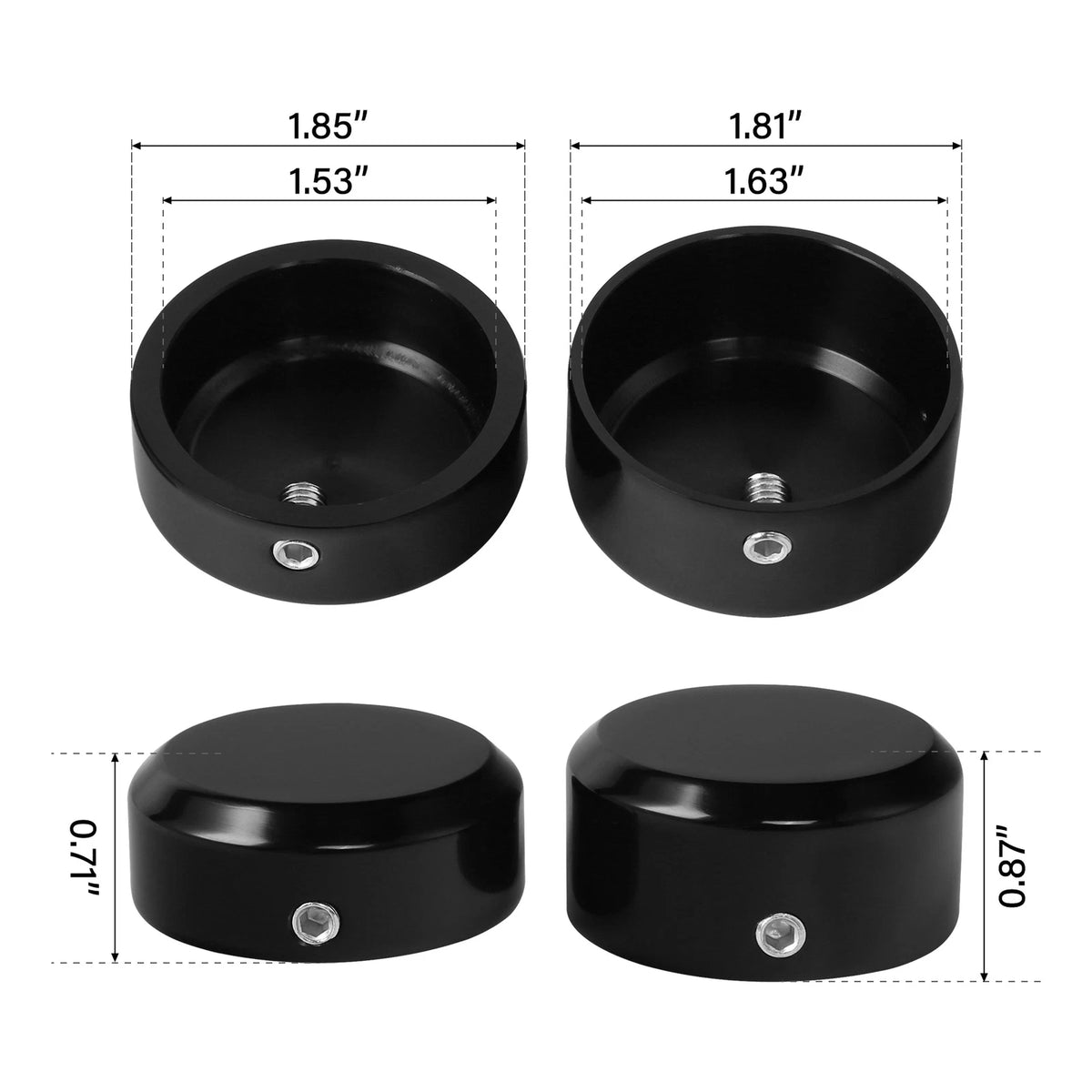 Rear Axle Nut Cover Bolt for Harley Pan America Sportster S (2021-2024)