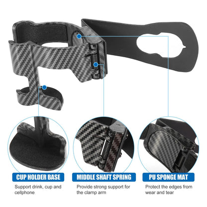 Cup Holder Mount Organizer for Jeep Wrangler JK (2011-2017)