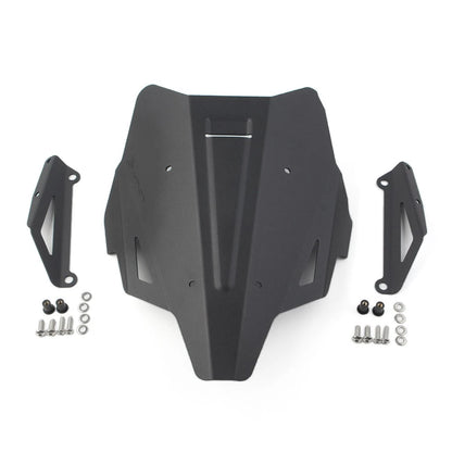 Black Windshield Windscreen for Yamaha MT-07 FZ-07 (2021-2022)