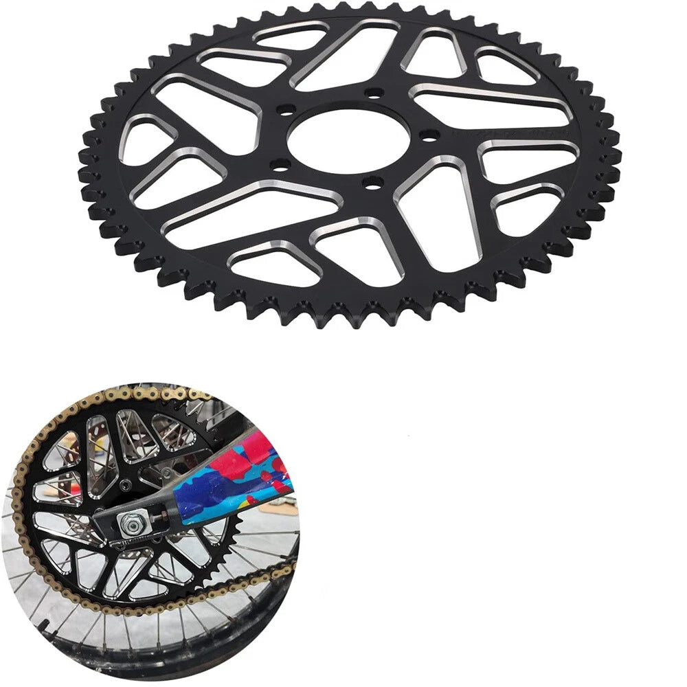 54T Black Aluminum Wheel Sprocket for Sur-Ron Light Bee S/X Dirt Bike