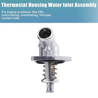 1x Engine Coolant Thermostat Housing Assembly for Chevrolet