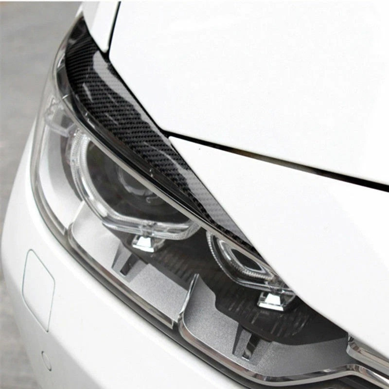 Headlight Eyebrow Trim Decor Soft Parts For 3 F36 F30 320i 325i (2013–2017)