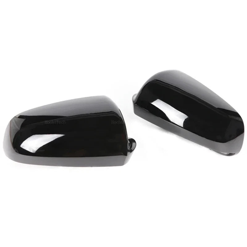 Gloss Black Wing Mirror Caps for Audi A4 B7 (2005–2008)