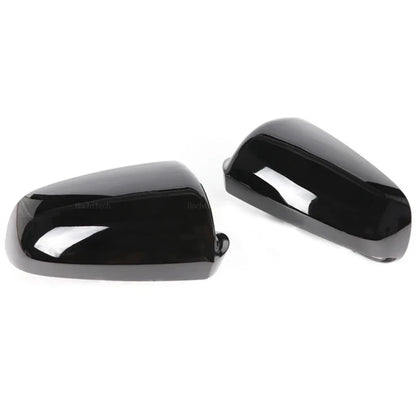 Gloss Black Wing Mirror Caps for Audi A4 B7 (2005–2008)
