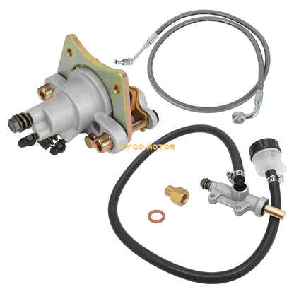 Rear Brake Caliper & Master Cylinder & Hose Line for Polaris Sportsman