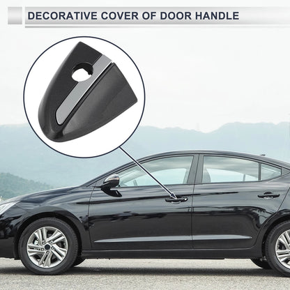 Lock Cylinder Cover Left Door Handle Gray for Toyota Corolla (2014–2018)
