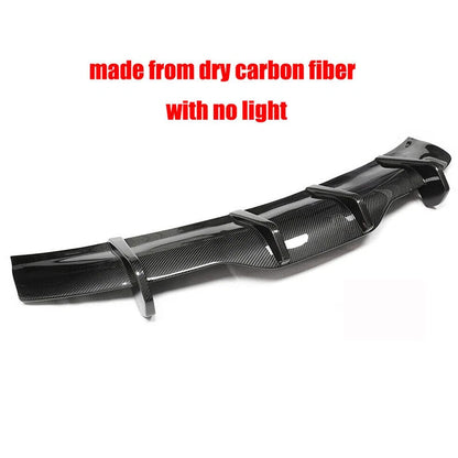 100% DRY Carbon Fiber Rear Bumper Diffuser Lip For Tesla Model S 2021-2023 2022