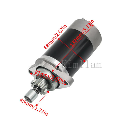 Starter Motor for Yamaha 2-Stroke Outboard 25HP 30HP 40HP 50HP