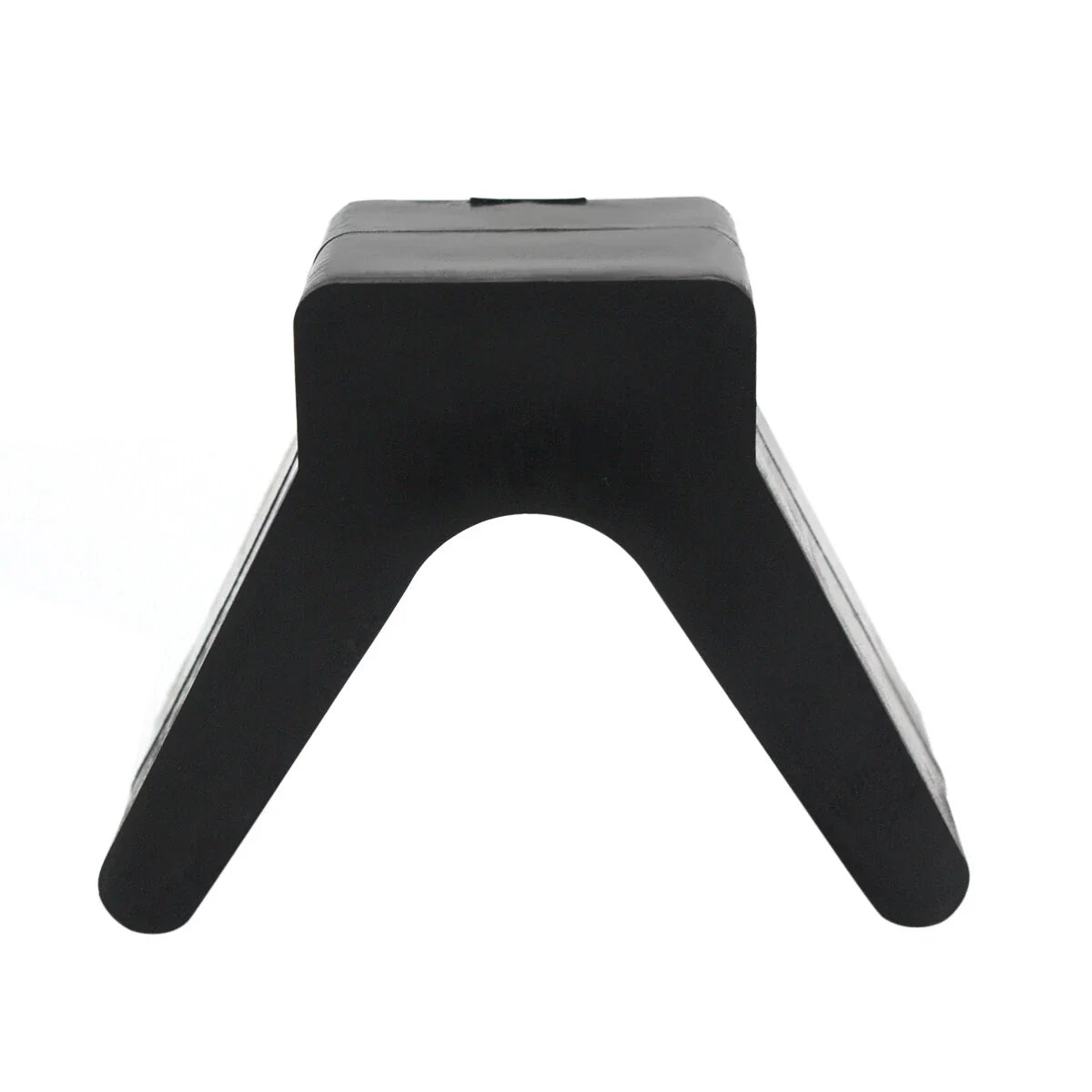 4 Pack 2" Mounting Width Boat Trailer Black Molded Rubber V Bow Stops