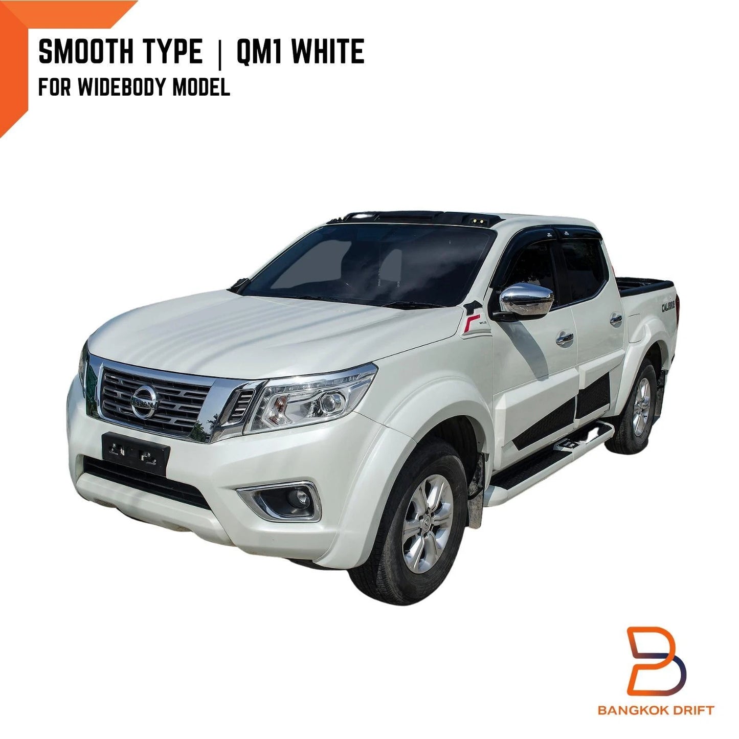 White Fender Flares Wheel Arch for Nissan Navara NP300 D23 ST ST-X (2015-2023)