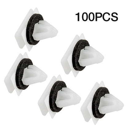 100 Pcs Rocker Panel Moulding Clips for Ford (Various Years)