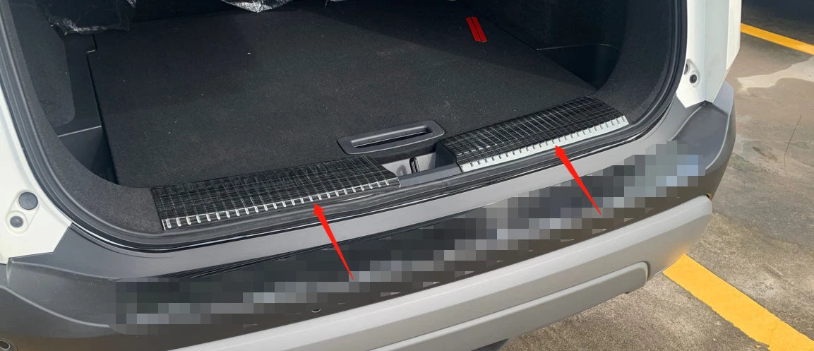 Steel Rear Inner Sill Plate Bumper Protector for Nissan Rogue (2021-2023)