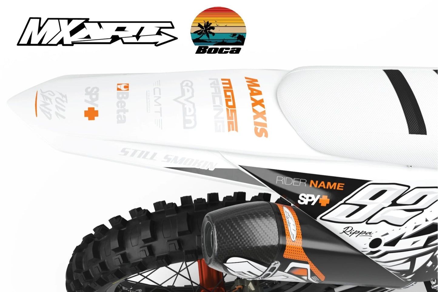 KTM SX 125 Sticker Kit Boca Style Custom Decals (2013-2015)