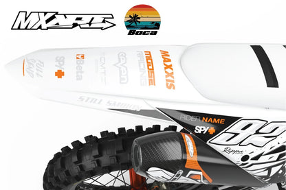 KTM SX 125 Sticker Kit Boca Style Custom Decals (2013-2015)