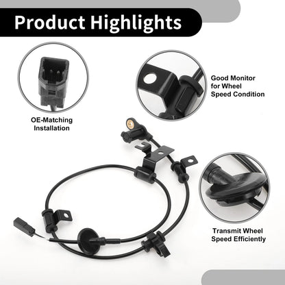 ABS Wheel Speed Sensor for Ford Escape 2009-2012 Rear Right 2 x Sensors