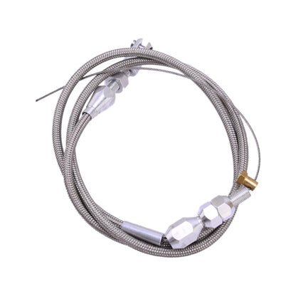 36" Adjustable Throttle Accelerator Cable for Car Stainless Steel Braided