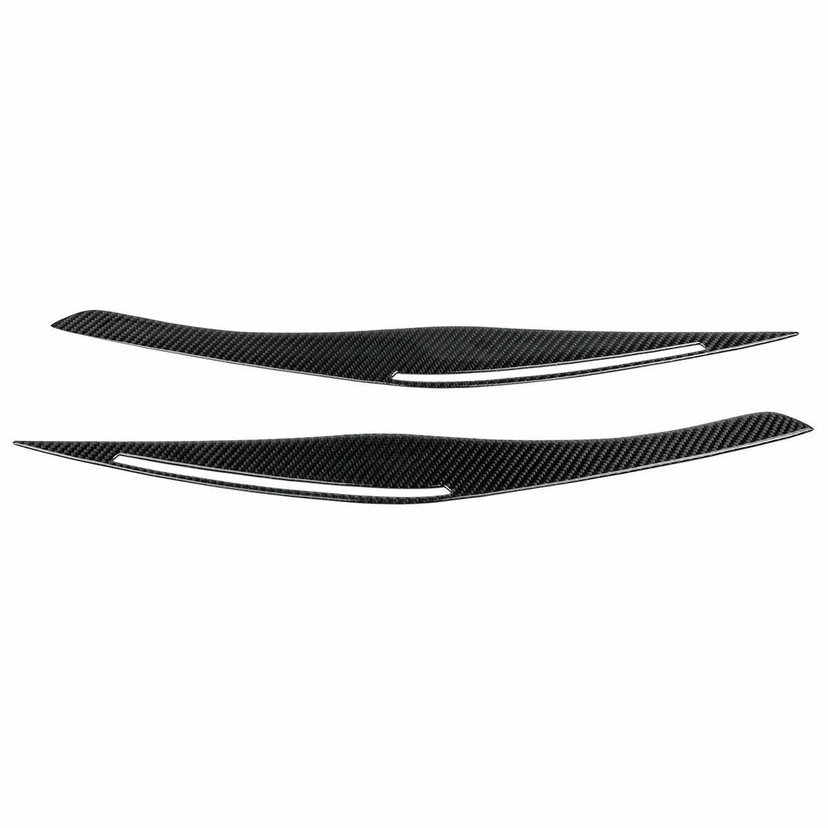 CARBON FIBER HEADLIGHT EYELID EYEBROW COVER for BMW E90/E91 (2006–2011)