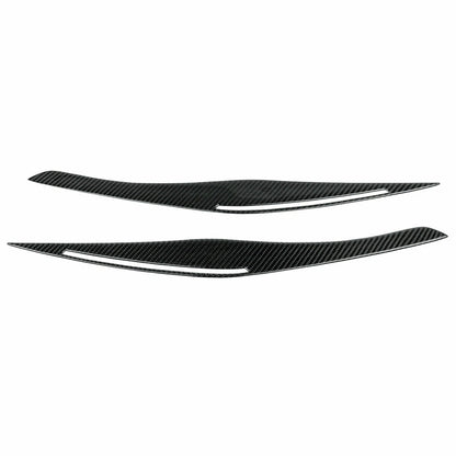 CARBON FIBER HEADLIGHT EYELID EYEBROW COVER for BMW E90/E91 (2006–2011)