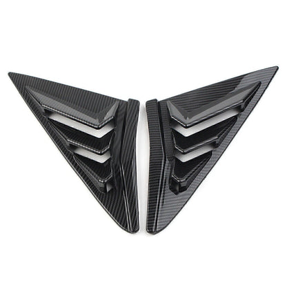 Rear Side Vent Window Louvers for Honda Civic Hatchback (2016-2021)