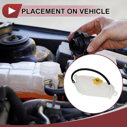 Coolant Expansion Overflow Tank with Cap Pipe for Chrysler 200