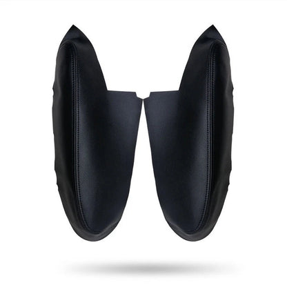 2 x Black Door Panels Armrest Leather Cover for Honda Ridgeline (2009–14)