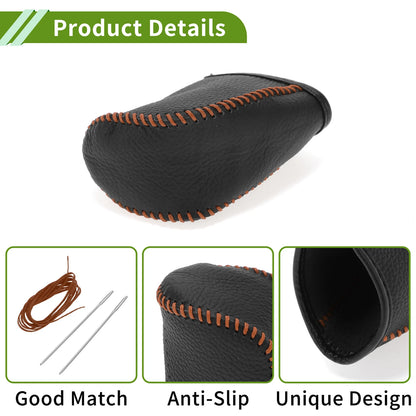 Dodge Journey Gear Shift Knob Cover 2011-2020 Pebbled Black Brown