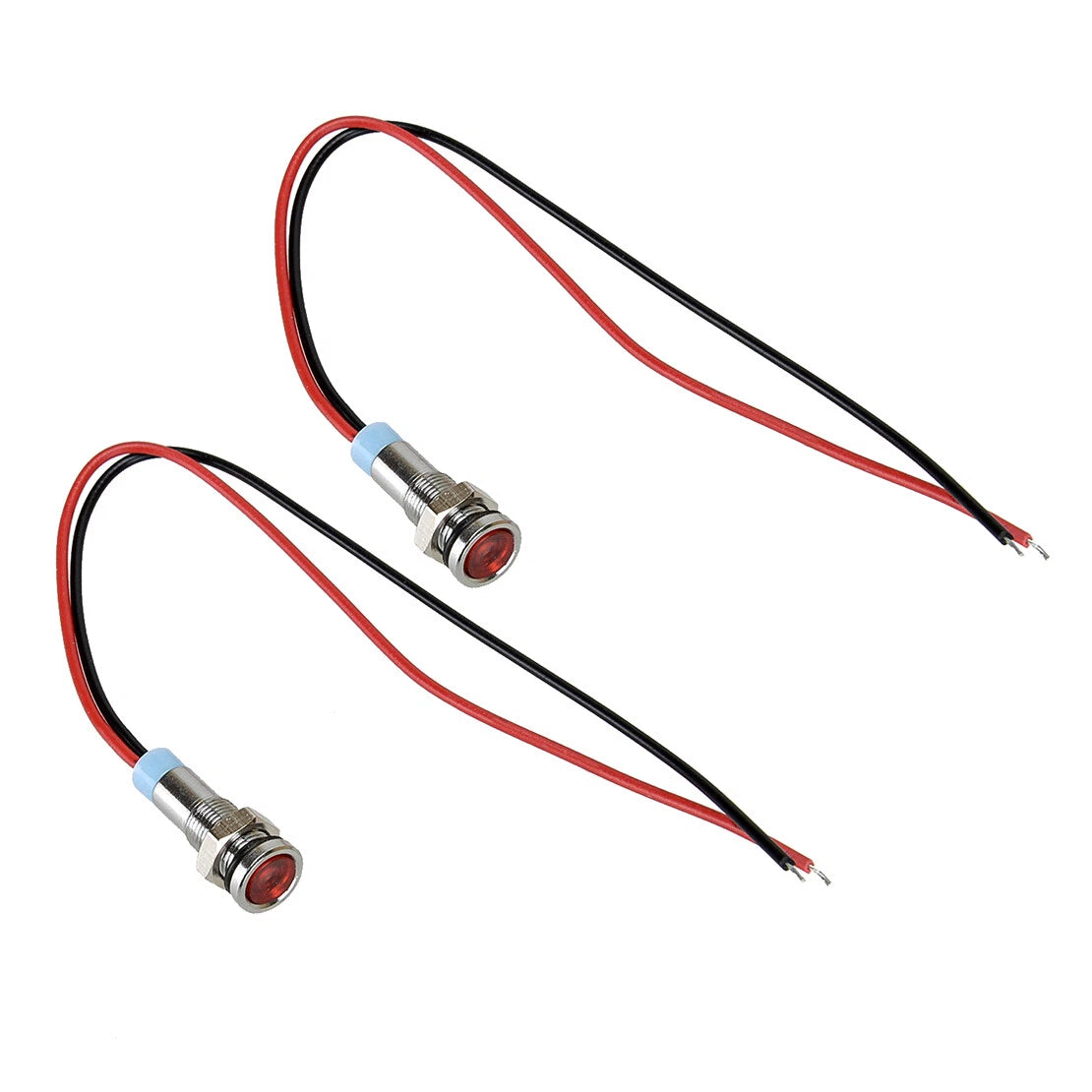 Ultra Small Red LED Brake & Running Tail Lights for Cafe Racer Motorcycle