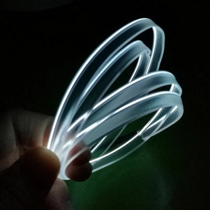 Glow EL Wire String Neon LED Light Strip for Party Decor with Controller 2022