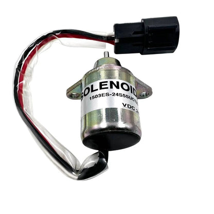 24V Fuel Stop Solenoid Valve for Yanmar 4TNV98 4TNV94