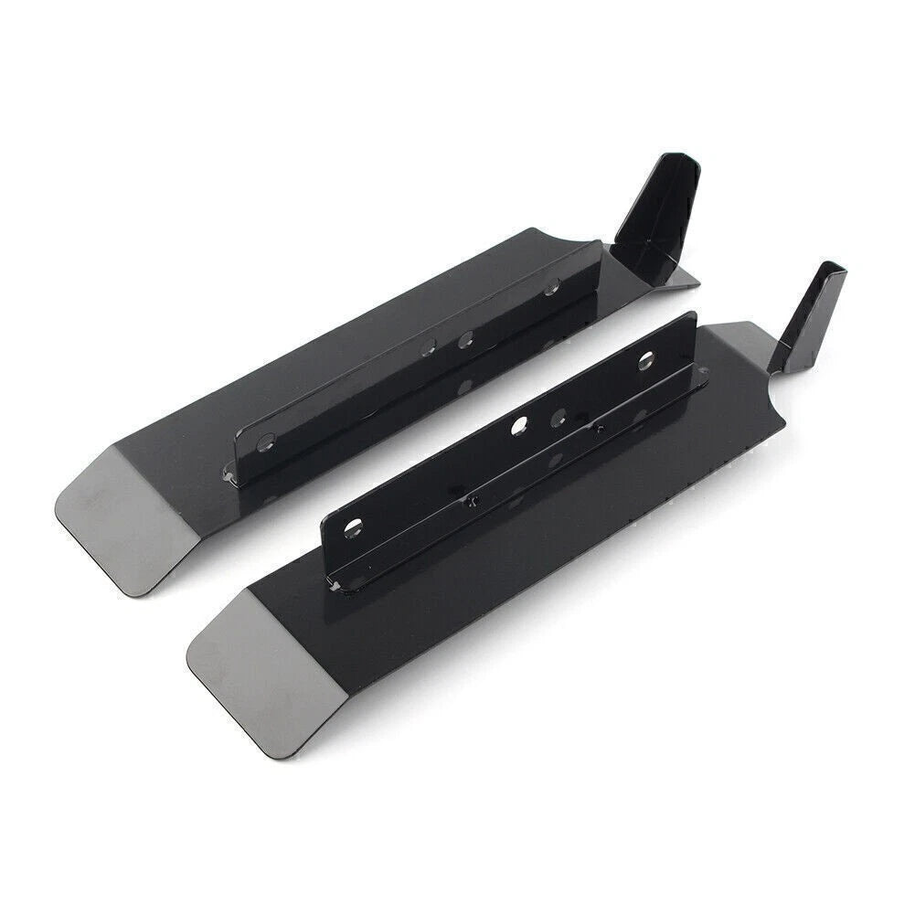 Saddlebag Filler Panels 2 x Solid Strips Black for Harley Road King (2009-2023)