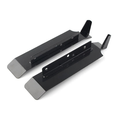 Saddlebag Filler Panels 2 x Solid Strips Black for Harley Road King (2009-2023)
