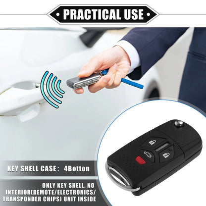 Keyless Entry Remote Key Cover for Mitsubishi (No Chip)