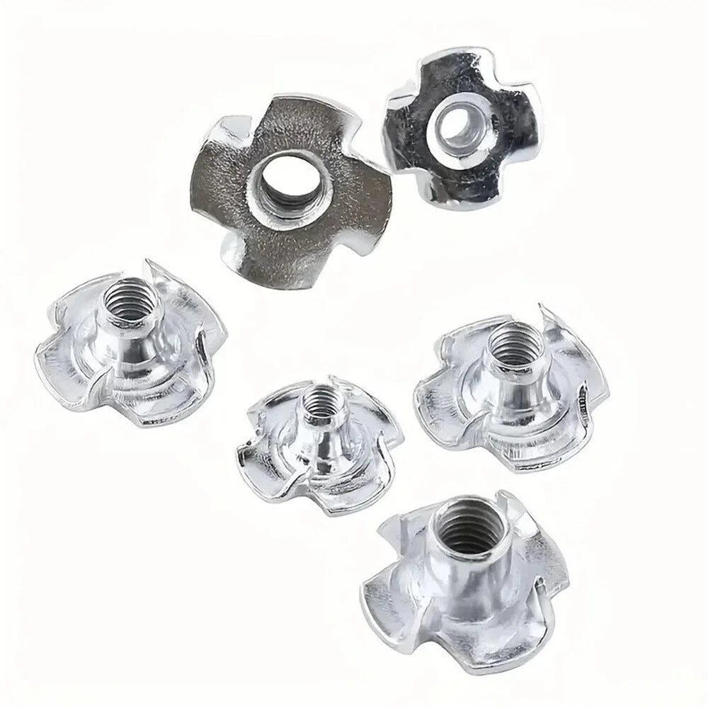 90Pcs Carbon Steel T-Nuts Assortment M3 M4 M5 M6 M8 for Various Applications