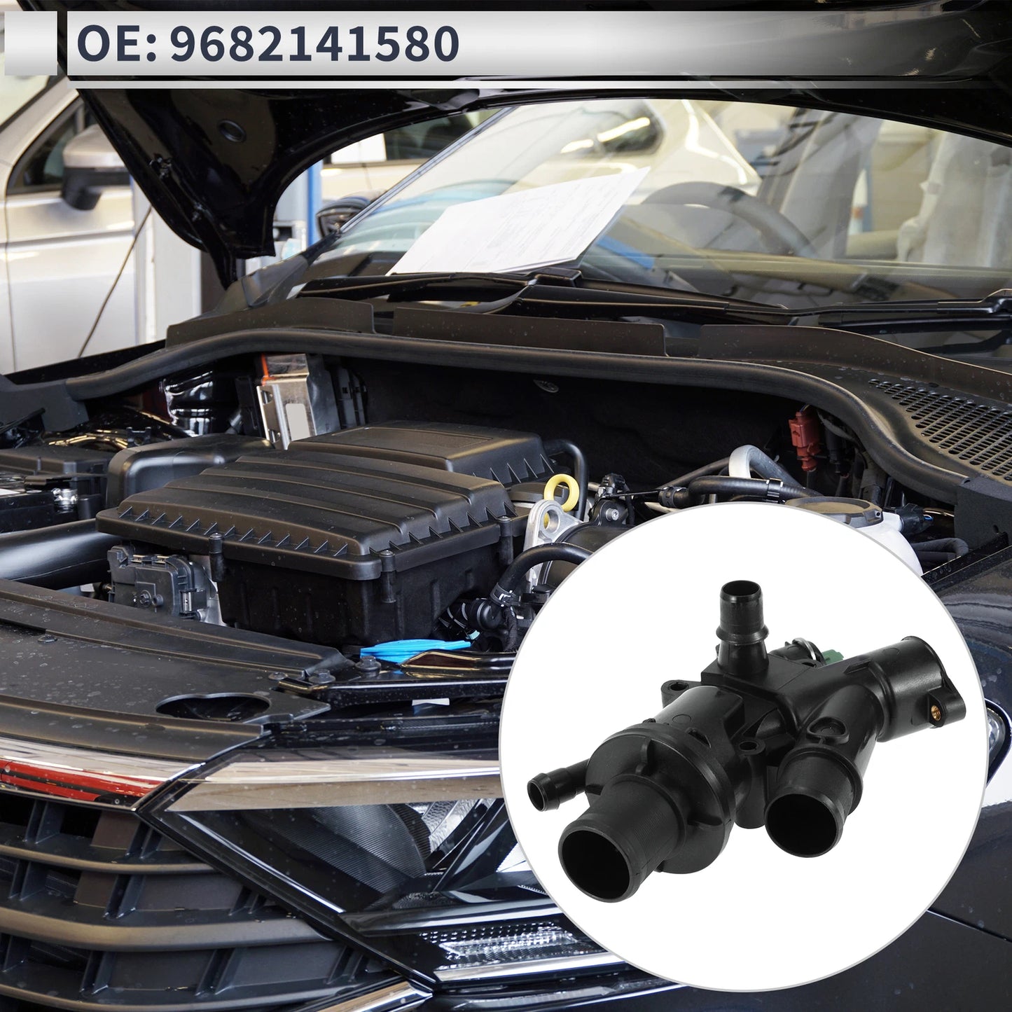 Engine Coolant Thermostat Housing for Peugeot 308 CC (2007-2014)
