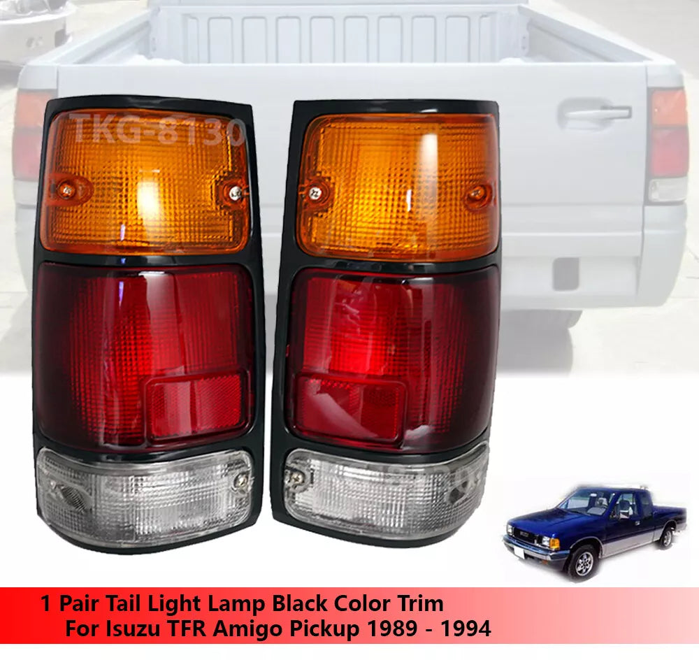 2 x Tail Rear Lights for Isuzu Amigo TFR Honda Passport (1989-1995)