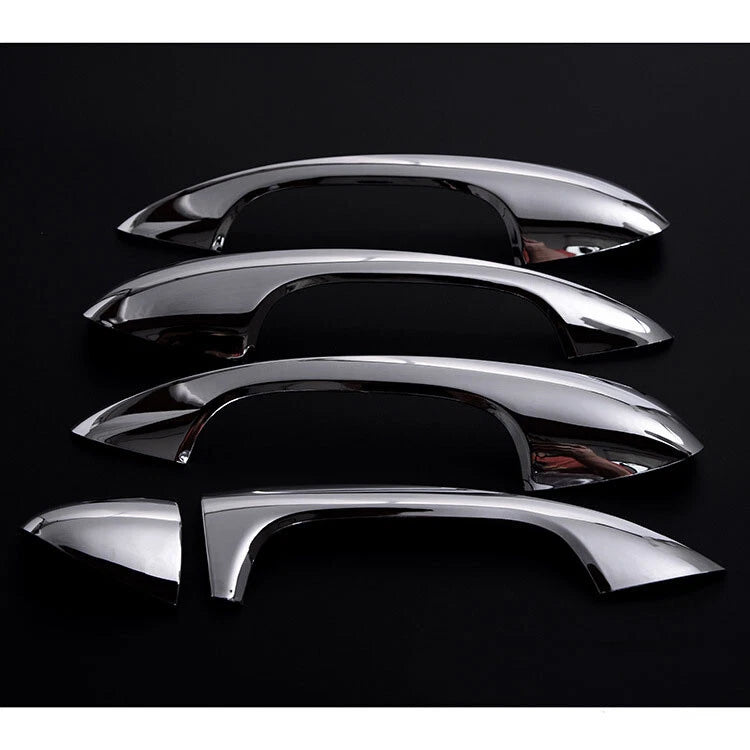4pcs Chrome Outer Door Handle Cover Trim Fit for Benz C W204 2015-2017