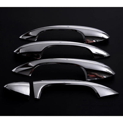 4pcs Chrome Outer Door Handle Cover Trim Fit for Benz C W204 2015-2017