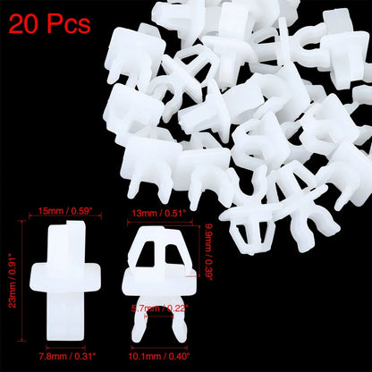 20 x Plastic Hood Prop Rod Clips for Mitsubishi V31 V32 V33