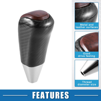 Gear Shift Knob Stick Shifter Black Brown for Toyota Land Cruiser (2016–2021)