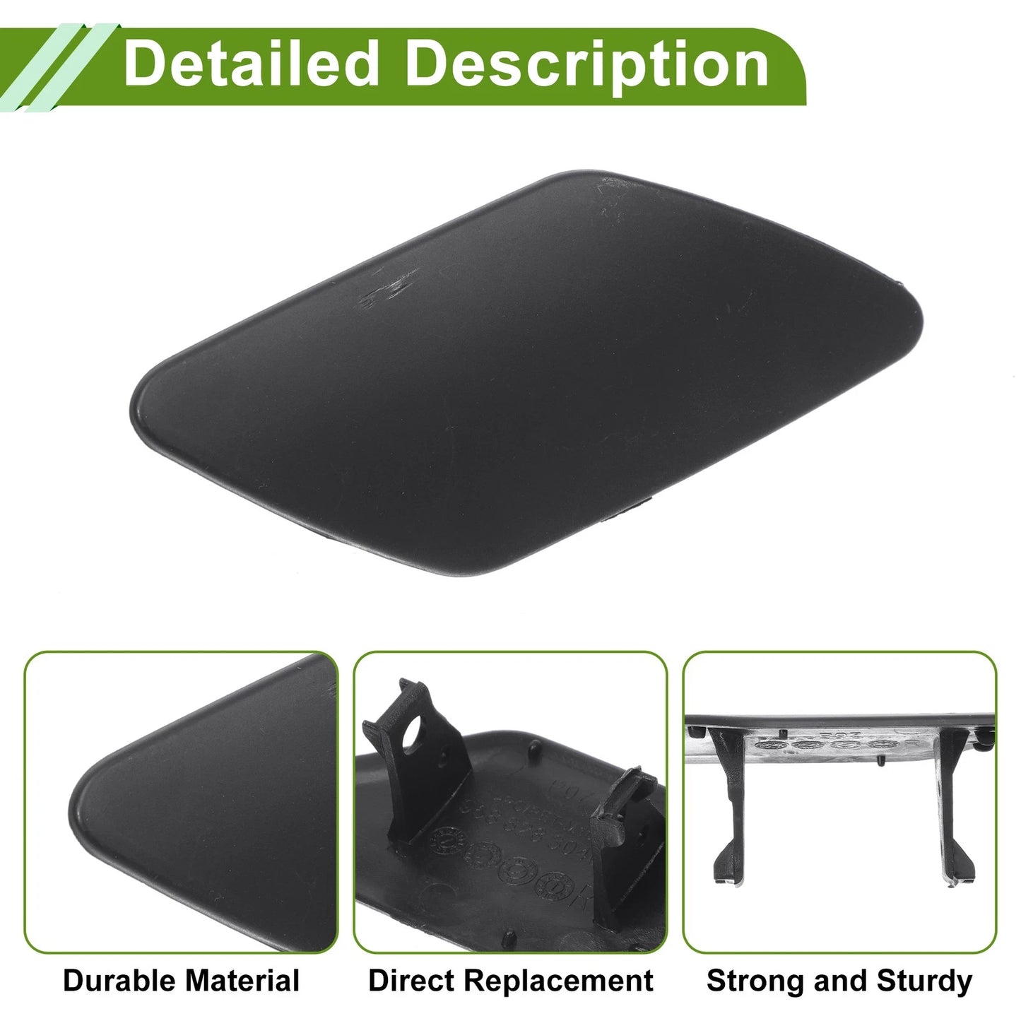 Right Washer Nozzle Cover Cap for Porsche Cayenne Unpainted