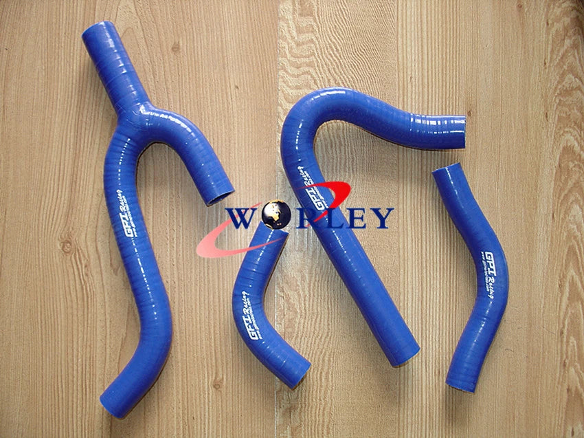 Yellow Silicone Radiator Hose for KTM 250/300/380 SX/EXC/MXC (1998-2003)