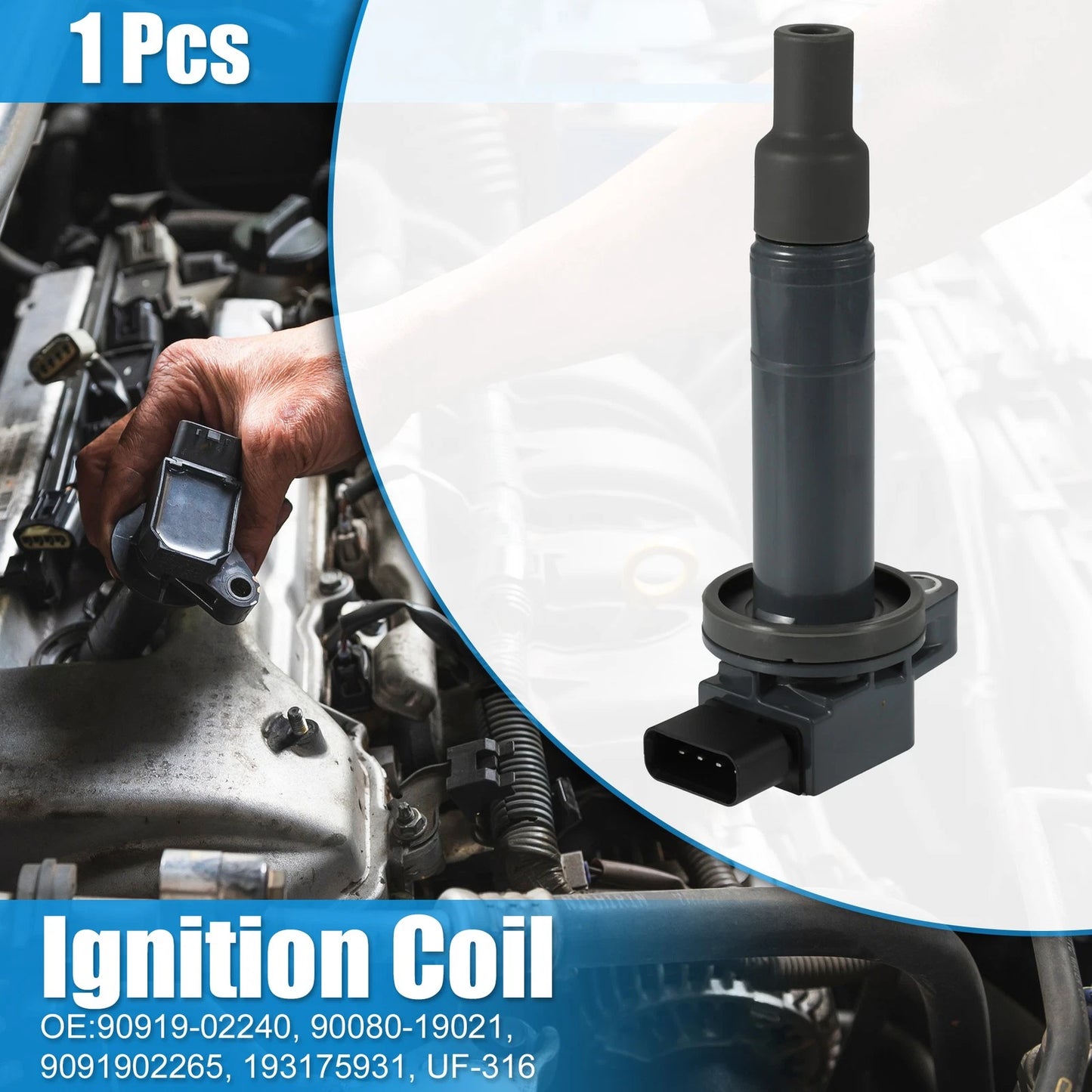 1x Ignition Coils for Toyota Echo L4 1.5L (2000–2005)