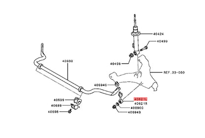 2 x Suspension Stabilizer Links for L200 Triton (2015-2022)